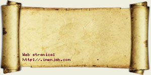 Olga Bošnjaković vizit kartica